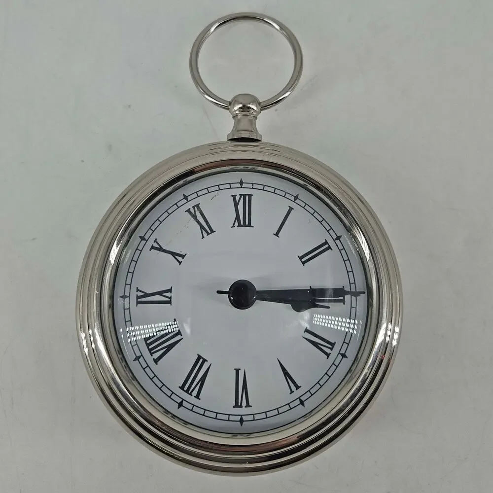 Pottery Barn Vintage pocket watch Style Desk hanging Clock decor